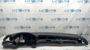 Торпедо передняя панель без AIRBAG Honda Insight 19-21 черная, под динамик, надрыв