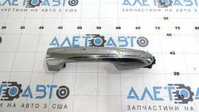 Ручка двери внешняя передняя левая Toyota Rav4 16-18 keyless, хром, царапины
