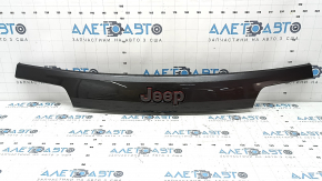 Молдинг дверей багажника Jeep Grand Cherokee WK2 17-20 під камеру, сіра герба з червоним, без підсвічування, проводки та камери