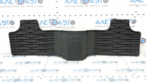 Килимок салону задній 2 ряд гума Jeep Grand Cherokee WK2 16-22 чорний