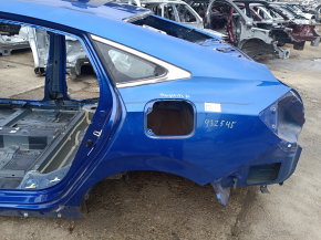 Чверть крило задня ліва Honda Insight 19-21 на кузові, синя, тичка