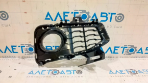 Решетка переднего бампера правая BMW 4 F32/33/36 14-20 под ПТФ, M Pack, структура
