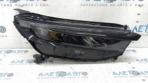 Фара передня права в зборі Honda CRV 23-26 LED з чорним глянцевим молдингом, подряпини.