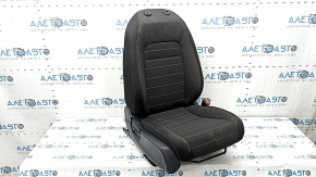Пасажирське сидіння Honda CRV 23-26 без airbag, механічне, підігрів, чорна тканина з помаранчевою строчкою, Sport, під хімчистку