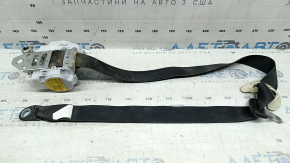 Водительский ремень безопасности с пиропатроном Lexus CT200h 11-13 черный, под химчистку, стрельнувший