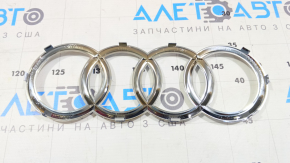 Эмблема значок решетки радиатора grill Audi A6 C7 12-15 дорест