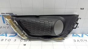 Решетка бампера правая Jeep Compass 17-21 структура без птф