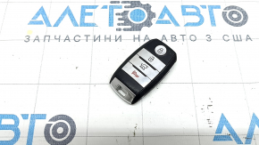 Ключ Kia Niro 17-22 HEV, PHEV Smart key, 4 кнопки, потерта емблема, відсутня фіксатор жала, подряпини
