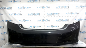 Бампер задній голий Toyota Camry v50 12-14 usa LE XLE, графіт, кріплення тріснуте, зламане кріплення, подряпини