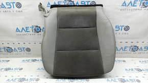Обшивка подушки сидіння водія Toyota Camry v50 12-14 usa, XLE, шкіра сіра, вставка алькантара темно-сіра, з підігрівом, під хімчистку