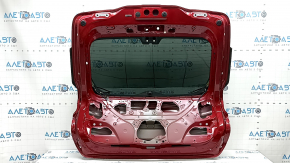 Дверь багажника голая со стеклом Toyota Venza 21-24 тонировка, красный 3T3, вмятина