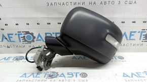 Зеркало боковое левое в сборе Jeep Renegade 19-20 7 пинов, поворотник, подогрев, структура