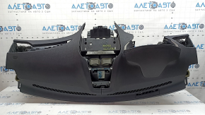 Торпедо передняя панель с AIRBAG Lincoln MKZ 13-20 черная кожа