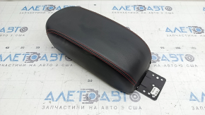 Подлокотник центральной консоли Jeep Renegade 18-22 кожа черная с красной строчкой, Trailhawk