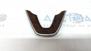 Накладка руля Lincoln MKZ 13-20 під дерево, хром