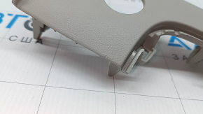 Накладка передней панели под кнопку start/stop Hyundai Tucson 22-26 серая, тычки