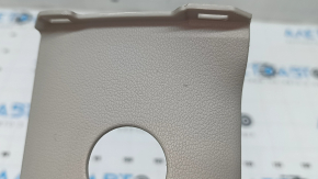Накладка передней панели под кнопку start/stop Hyundai Tucson 22-26 серая, тычки