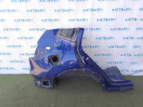 Чверть крило задня права Nissan Rogue 14-20 під BSM, відпиляна, синя