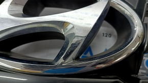 Решетка радиатора grill в сборе Hyundai Tucson 22-26 без камеры, царапины