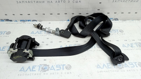 Водительский ремень безопасности с натяжителем и пиропатроном VW Jetta 19-26 черный, стрельнувший