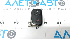 Ключ smart key Lexus CT200h 11-17 3 кнопки, тычки, полез хром