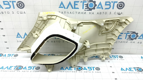 Накладка задней стойки верхняя правая Lexus CT200h 14-16 бежевая, царапины, под чистку