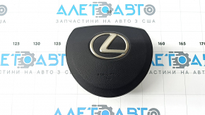 Подушка безпеки airbag в кермо водійська Lexus CT200h 14-17 чорна, подряпини