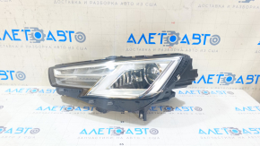 Фара передняя левая в сборе Audi A4 B9 17-19 ксенон+LED