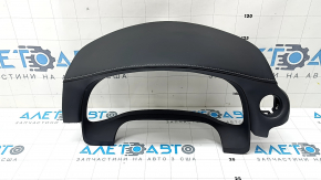 Накладка щитка приборов Lexus CT200h 14-17 кожа черная, серая строчка