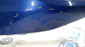 Бампер передний голый VW Jetta 22-24 синий LR5Z, без заглушки буксир крюка, царапины, прижат
