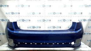 Бампер задній голий VW Jetta 22-26 синій LR5Z, сколи, потерт