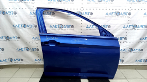 Двері голі передні праві VW Jetta 19-26 синій LR5Z, зам'яті