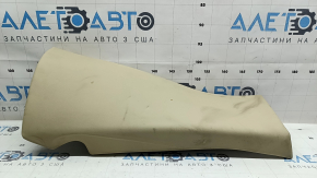 Боковая накладка задних сидений правая BMW X3 G01 18-21 кожзам бежевая, под химчистку, тычки на коже