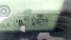 Форточка глухое стекло задняя правая Audi Q3 83A 19-25 хром, тонировка