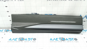 Накладка дверей нижня задня права Audi Q3 83A 19-23 S-Line, сірий молдинг