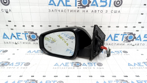 Дзеркало бічне ліве в зборі Toyota Rav4 16-18 12 пінів, поворотник, підігрів, BSM, камера, чорне, фішка окислена, зламаний корпус