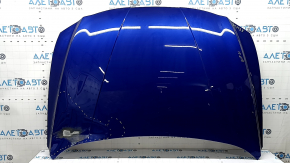Капот голий Hyundai Elantra 21-23 сталь, синій YP5, вм'ятини, запиляний