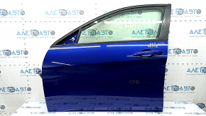 Двері в зборі передня ліва Hyundai Elantra 21-23 Keyless, синій YP5, тички