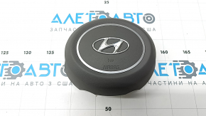 Подушка безпеки airbag у кермо водійська Hyundai Elantra 21-26 темно-сіра