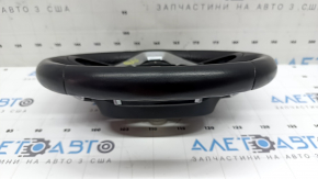 Руль голый BMW X3 G01 18-24 кожа, черный, с подогревом, с накладкой, с кнопкой подогрева и лепестками, царапины