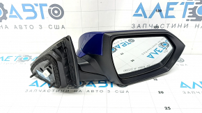 Дзеркало бічне праве Hyundai Elantra 21-23 5 пінів, BSM, синє