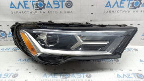 Фара передняя правая в сборе Audi Q7 20-24 с уплотнителем, LED+галоген, царапины, сколы,