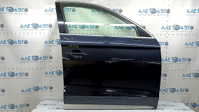 Дверь в сборе передняя правая Audi Q5 80A 18-24 keyless, синий LX5R, вмятина, тычки