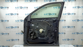 Дверь в сборе передняя правая Audi Q5 80A 18-25 keyless, синий LX5R, вмятина, тычки