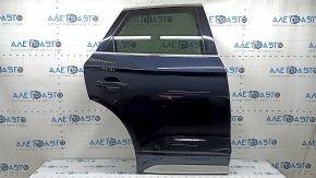 Дверь в сборе задняя правая Audi Q5 80A 18-24 keyless, тонировка, синий LX5R, царапины на стекле, тычки