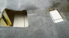 Покрытие пола заднее Audi Q7 16-26 серое, под химчистку