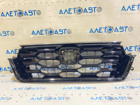 Решетка радиатора grill Honda CRV 23-26 черная глянец с хром молдингом