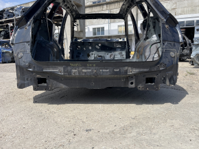 Задняя панель Audi Q5 80A 18-24 2 части, на кузове, синяя
