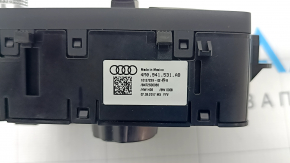 Управление светом Audi Q5 80A 18-24 под проекцию, черное с хром