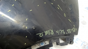 Бампер задний голый правый Ford Escape MK4 20-26 без автопарковки, черный UM, царапины, надрыв, надломано крепление, сломано крепление, замят